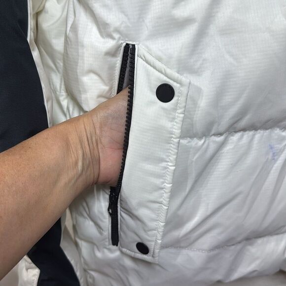 (N4) Andrew Marc Glow in the Dark Quilted Down Jacket Size M Uniset - Picture 7 of 16